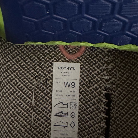 Like new Rothy's grey Herringbone pattern driver size 9 - Picture 3 of 3